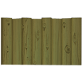 Бордюр деревянные столбики N1, 60x35x5 см 1200000005 фото